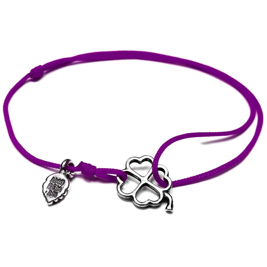 Four-Leaf Clover Bracelet — 925 sterling silver bracelet with meaning, gift-ready by Amorem