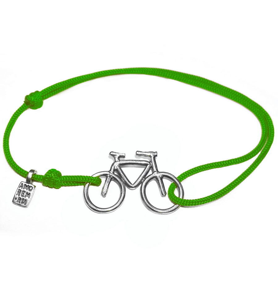 Bicycle Bracelet, Sterling Silver