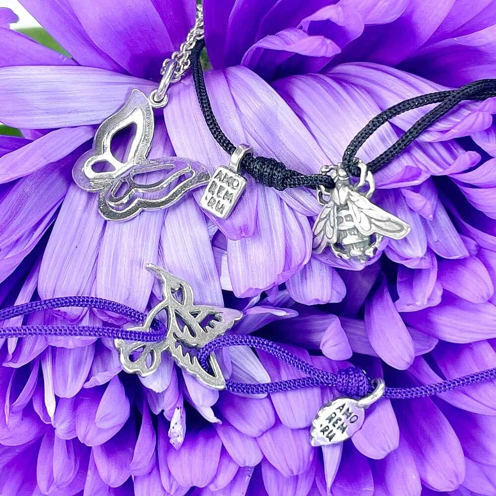 Hummingbird Bracelet, Sterling Silver