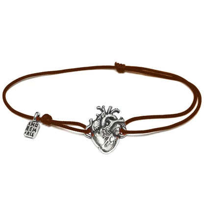 Bracelet Anatomical Heart, silver 925