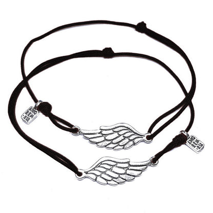 Paired Wings Bracelet, sterling silver