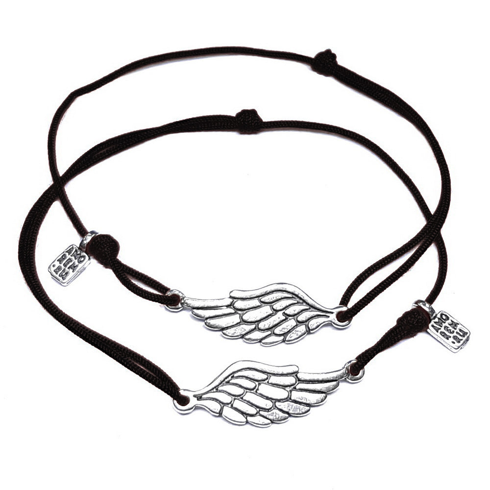 Paired Wings Bracelet, sterling silver