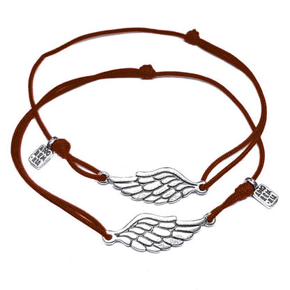 Paired Wings Bracelet, sterling silver