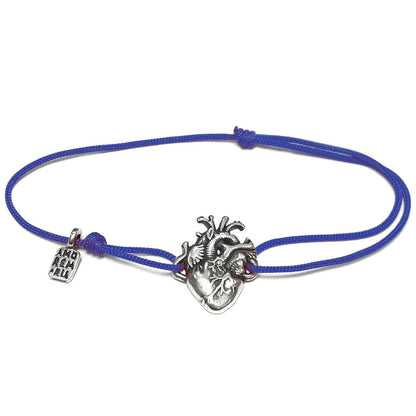 Bracelet Anatomical Heart, silver 925