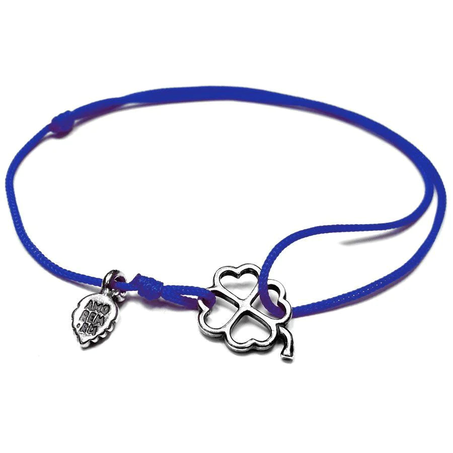 Four-Leaf Clover Bracelet — 925 sterling silver bracelet with meaning, gift-ready by Amorem