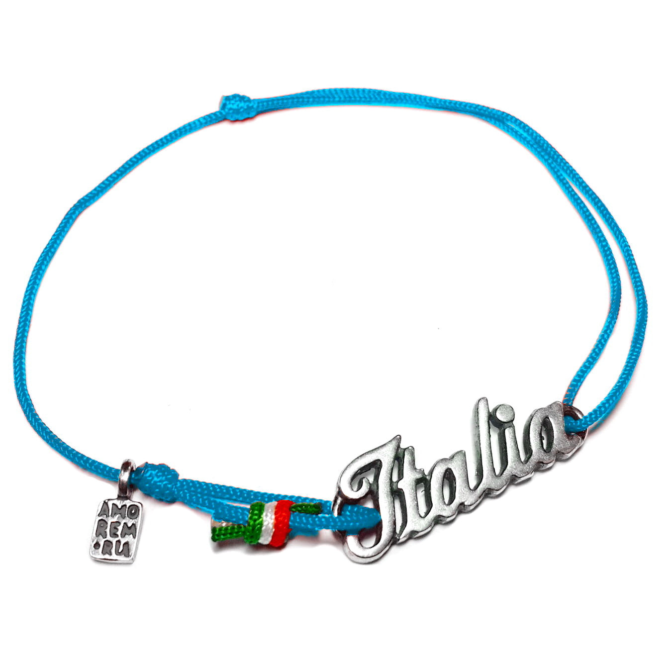 Italy Bracelet, sterling silver charm