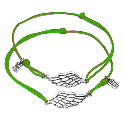 Paired Wings Bracelet, sterling silver