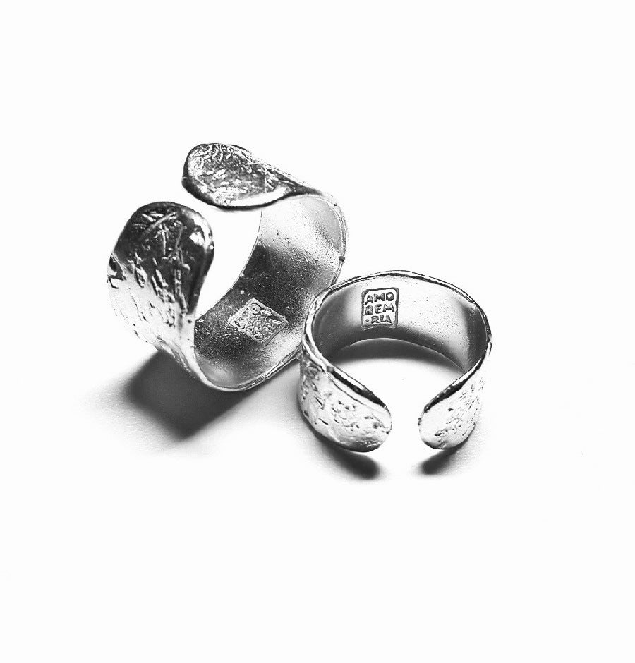 Phalanx Ring Ingot, the big one, Sterling Silver