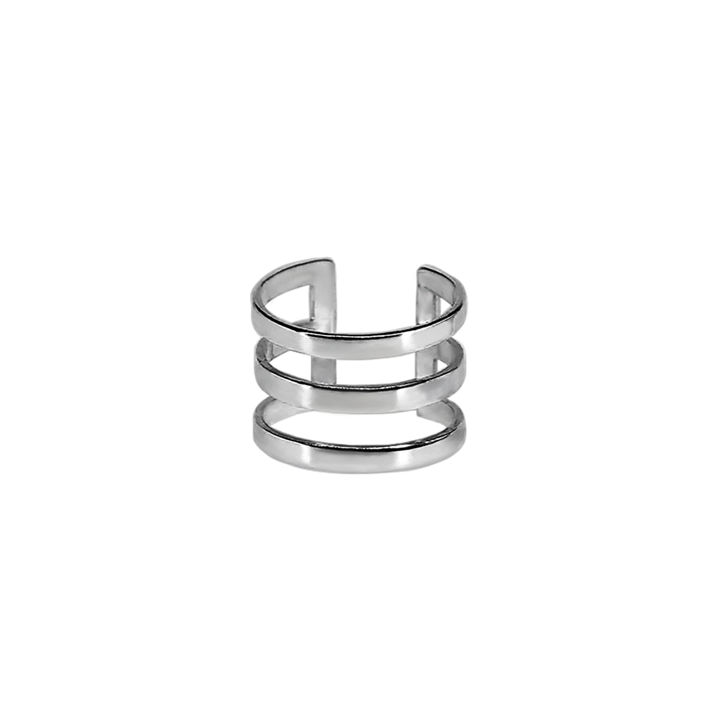 Phalanx Ring Trio, the big one,  Sterling Silver